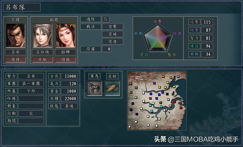 三国志11武将组合(三国志11武将组合表)插图1