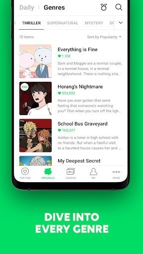 webtoon台版下载-台版webtoon中文版下载 运行截图3