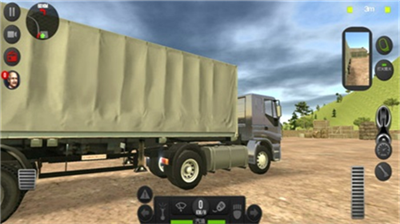 模拟卡车真实驾驶手机版破解版无限金币下载_模拟卡车真实驾驶手机版中文破解版无广告下载v1.2.0 无限金币版 运行截图3