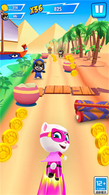 汤姆猫英雄跑酷内购破解版下载_汤姆猫英雄跑酷无限皮肤版下载v4.9.1.7362 无限金币版 运行截图1