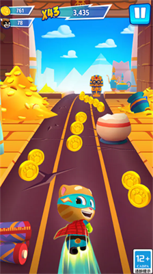 汤姆猫英雄跑酷内购破解版下载_汤姆猫英雄跑酷无限皮肤版下载v4.9.1.7362 无限金币版 运行截图2