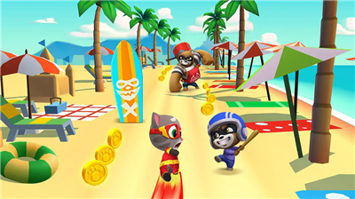 汤姆猫英雄跑酷破解版下载2025版_汤姆猫英雄跑酷破解版无限金币钻石版下载v4.9.1.7362 内置菜单版 运行截图1