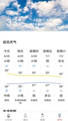 精准白云天气详细数据