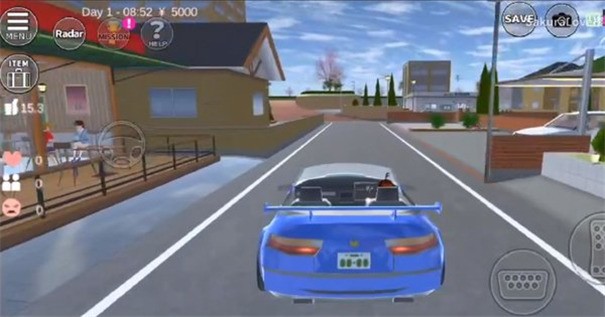 樱花校园更新敞篷车下载-樱花校园更新敞篷车官方正版下载 运行截图1