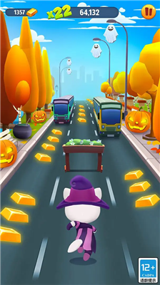 汤姆猫跑酷无敌版破解版内置菜单下载_汤姆猫跑酷无敌版无限金币无限钻石无限鞭炮下载v7.5.1.7076 无限钻石版 运行截图2