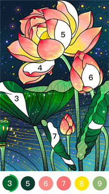 乐涂数字填色无限钻石无广告版下载_乐涂数字填色破解版免广告版下载v4.14.5 无限提示版 运行截图3