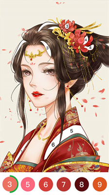 乐涂数字填色无限钻石无广告版下载_乐涂数字填色破解版免广告版下载v4.14.5 无限提示版 运行截图2