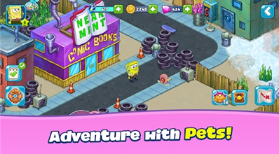 海绵宝宝冒险果酱世界最新版2025下载-海绵宝宝冒险果酱世界中文版下载v3.9.1 安卓版 运行截图1