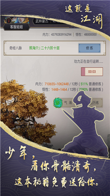 这就是江湖破解版内置菜单版下载_这就是江湖无限金币玉璧破解版下载v12.2.2 免登录版 运行截图4