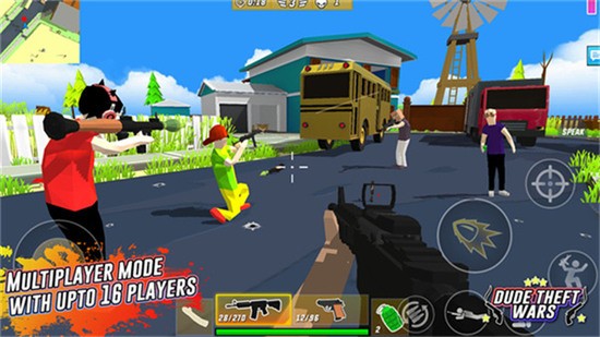 恶人兄弟战争内置修改器下载-恶人兄弟战争中文破解版下载(Dude Theft Wars)v0.9.0.3 安卓版 运行截图1