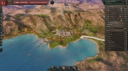 维多利亚3策略对战界面