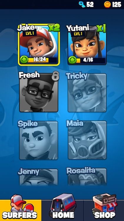 地铁跑酷2悬浮滑板英雄游戏界面展示