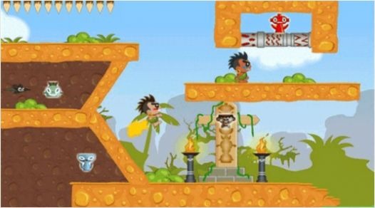 休闲动作游戏界面