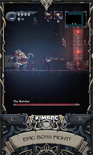 空心城堡像素风格战斗场景