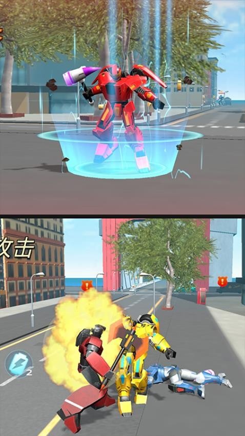 机甲王者战斗场景