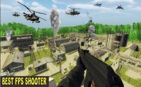 陆军反恐突击队射击游戏场景