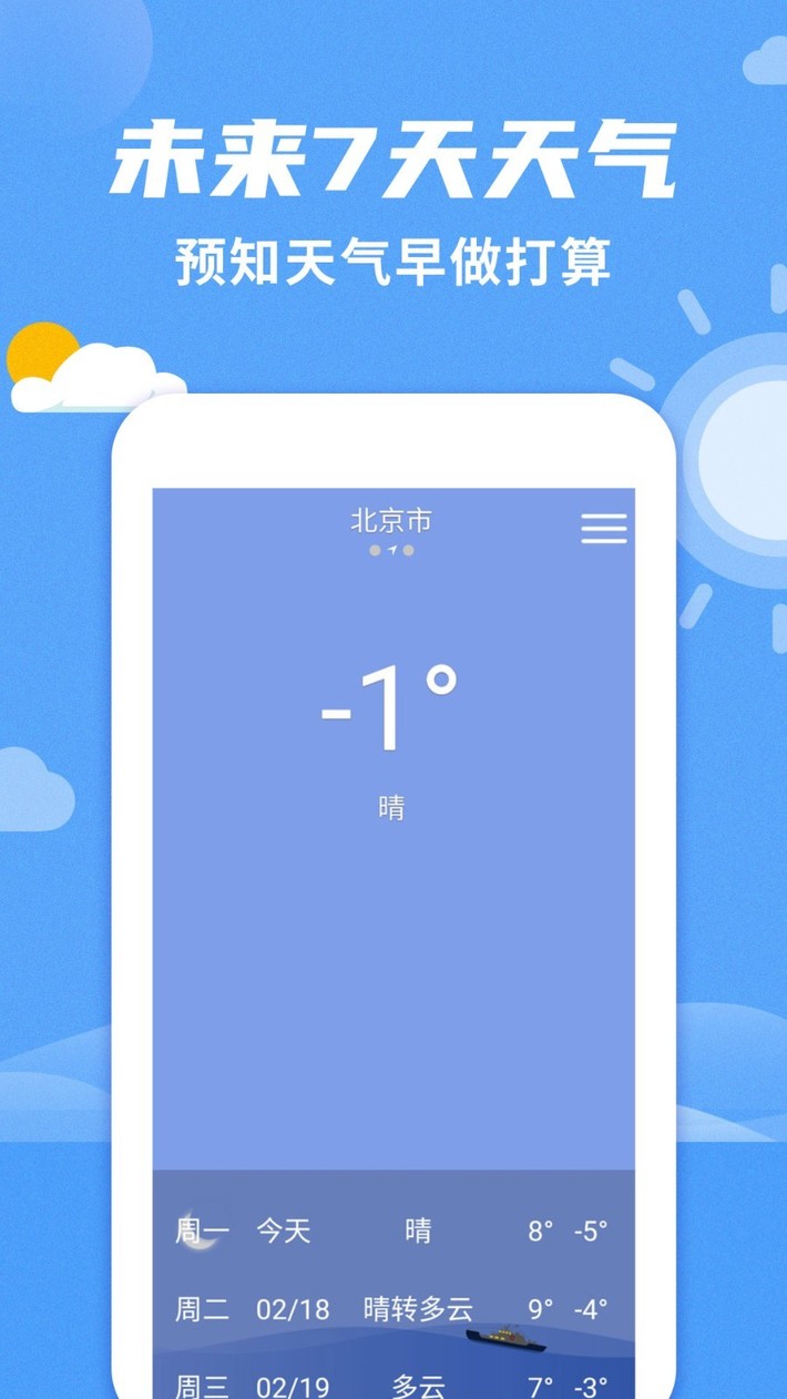 天气预报窗口小工具下载-桌面天气预报窗口小工具手机版下载v6.037 安卓版 运行截图1