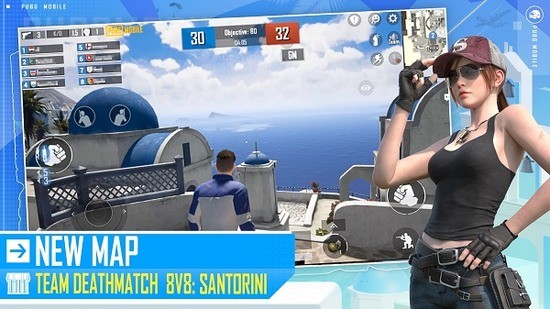 和平精英国际服跳伞画面