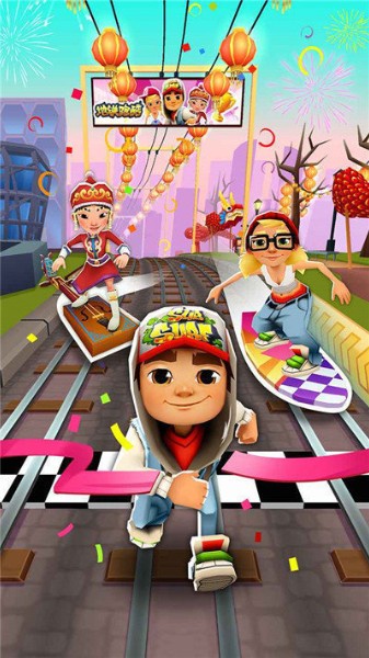 地铁跑酷最新版下载_地铁跑酷最新版(无限金币钥匙)免费下载 v3.20.1 运行截图3